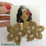 گوشواره قلاب بافی دست‌ساز | ترکیبی از هنر، سبک و اصالت - Image 4
