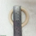حلقه چوبی خراطی شده بسته 5 عددی در سایزهای مختلف - Image 3