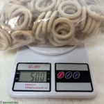 حلقه چوبی خراطی شده بسته 5 عددی در سایزهای مختلف - Image 7