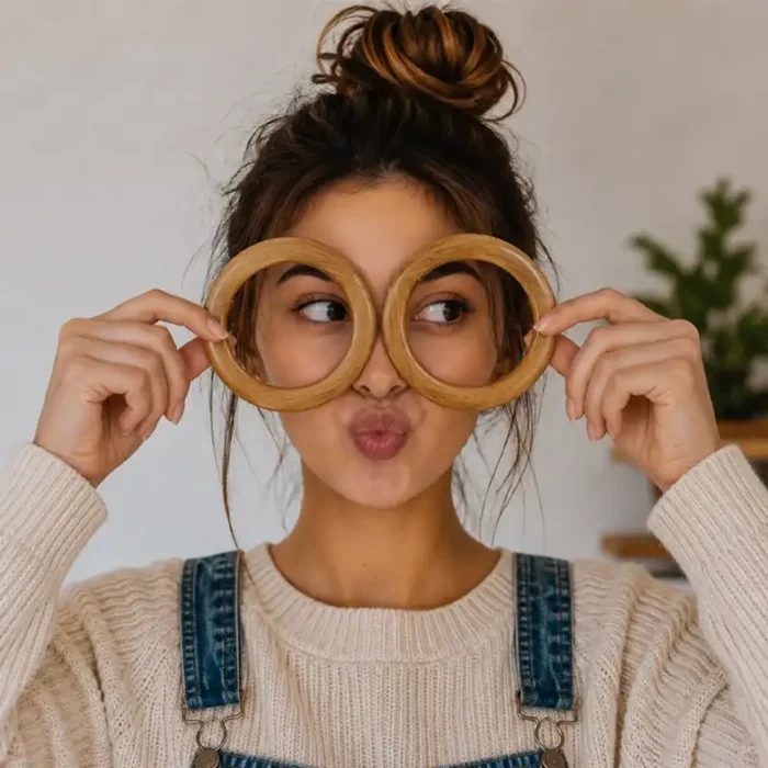 دسته کیف چوبی و بامبو برای بافت کیف - Image 2