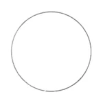 فریم فلزی دایره