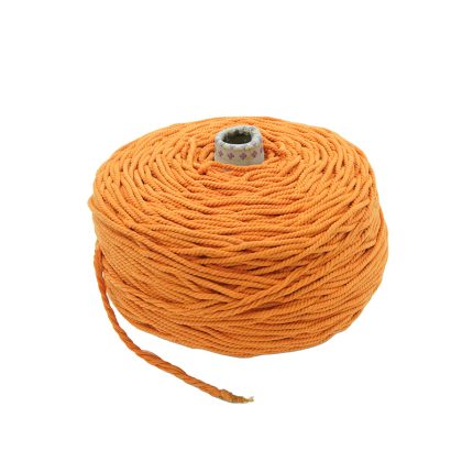 macrame orange thread