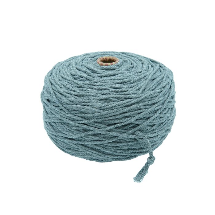 macrame gray thread