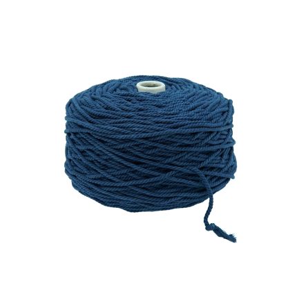 macrame dark blue thread