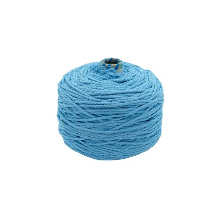 macrame blue thread