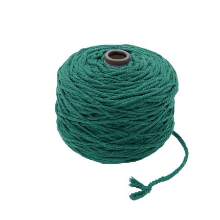 macrame dark green thread