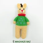 عروسک بافتنی قلاب بافی گوزن - Image 3