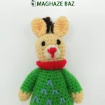 عروسک بافتنی قلاب بافی گوزن - Image 2