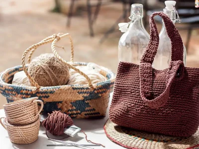 کیف قلاب بافی