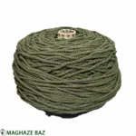 نخ مکرومه رنگ سبز ارتشی 250 گرمی