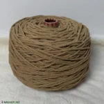نخ مکرومه رنگ کرم بیسکوِیتی 250 گرمی - Image 3