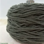 نخ مکرومه رنگ سبز لجنی 250 گرمی - Image 2