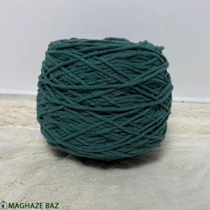 نخ مکرومه رنگ سبز کله غازی 250 گرمی