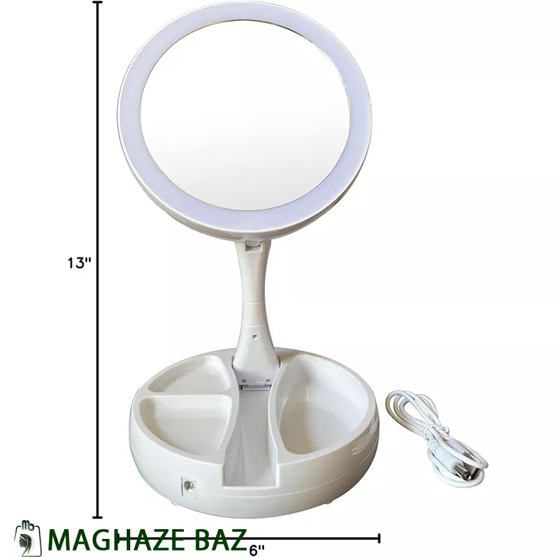 18 آیینه آرایشی رومیزی