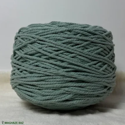 نخ مکرومه رنگ سبز پاستلی 250 گرمی