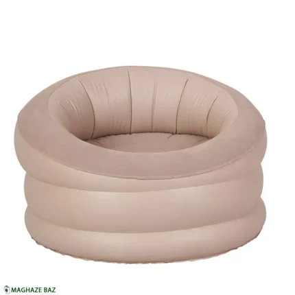 مبل بادی مدل گرد تک نفره با پمپ باد داخلی شارژ شونده