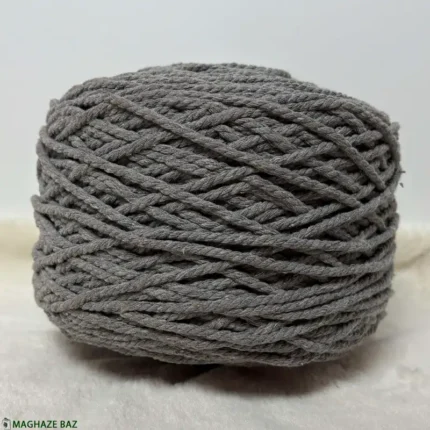 نخ مکرومه رنگ طوسی روشن 250 گرمی