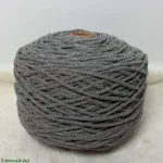 نخ مکرومه رنگ طوسی روشن 250 گرمی - Image 4