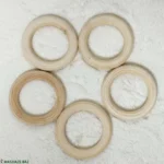 حلقه چوبی خراطی شده بسته 5 عددی در سایزهای مختلف - Image 11