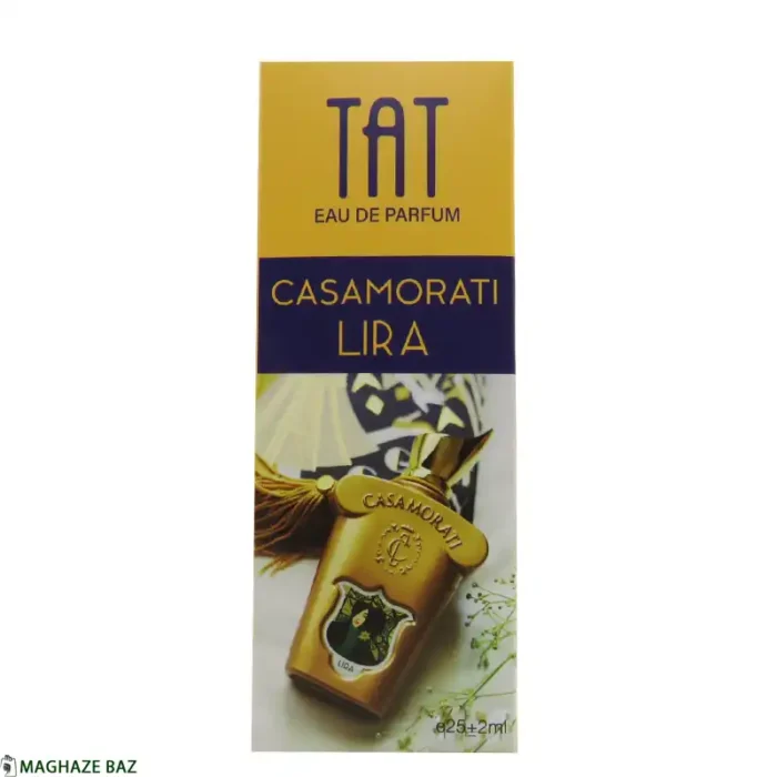 عطر جیبی مردانه تات مدل کازاموراتی لیرا Casamorati Lira با رایحه گرم حجم 27 میلی لیتر - Image 3
