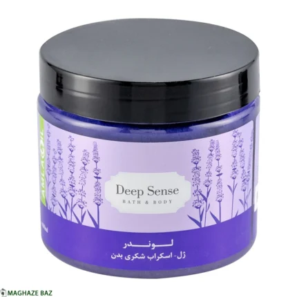 ژل اسکراب بدن لوندر دیپ سنس مدل لوندر حجم 400 میلی لیتر