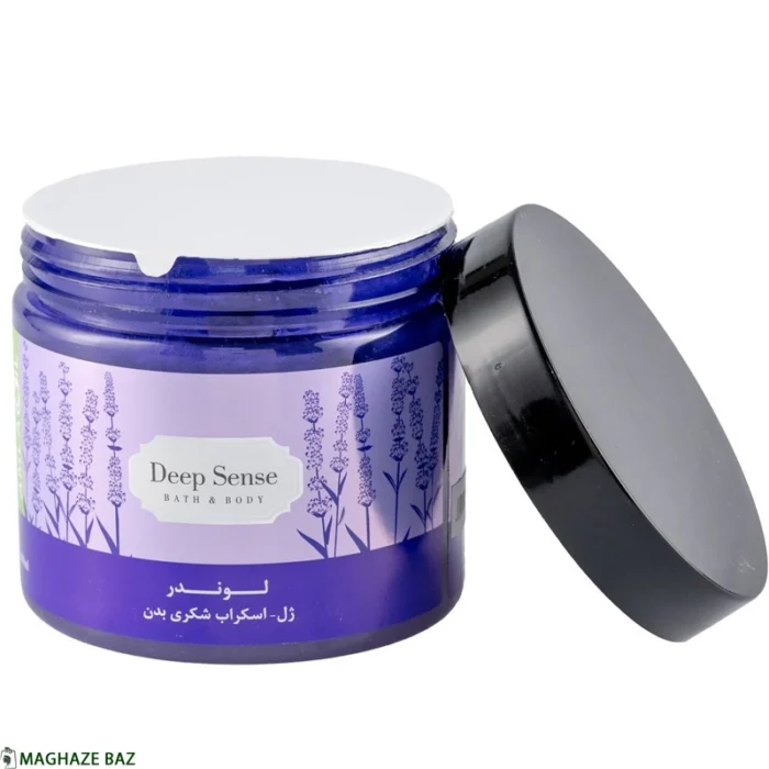 ژل اسکراب بدن لوندر دیپ سنس مدل لوندر حجم 400 میلی لیتر - Image 3