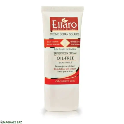 کرم ضد آفتاب فاقد چربی الارو (Ellaro) مدل Haute Protection با SPF50 مناسب پوست چرب بی رنگ حجم 40 میلی‌‌لیتر