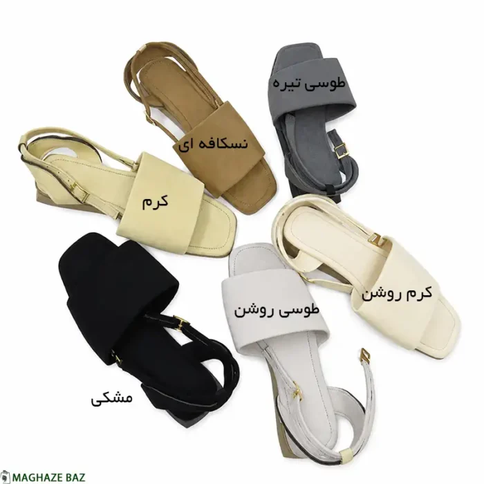 صندل خام رکابدار نیم لژ دار جنس سوییت - Image 2