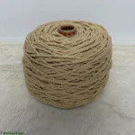 نخ مکرومه بافی رنگ کرم روشن 250 گرمی - Image 4