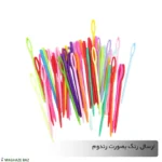 سوزن پلاستیکی رنگی در 3 سایز - Image 2