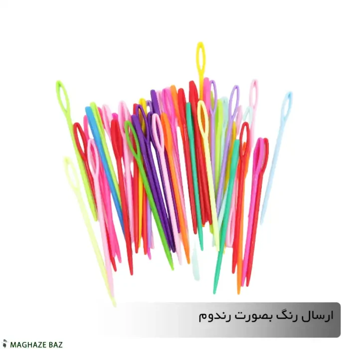 سوزن پلاستیکی رنگی در 3 سایز - Image 2